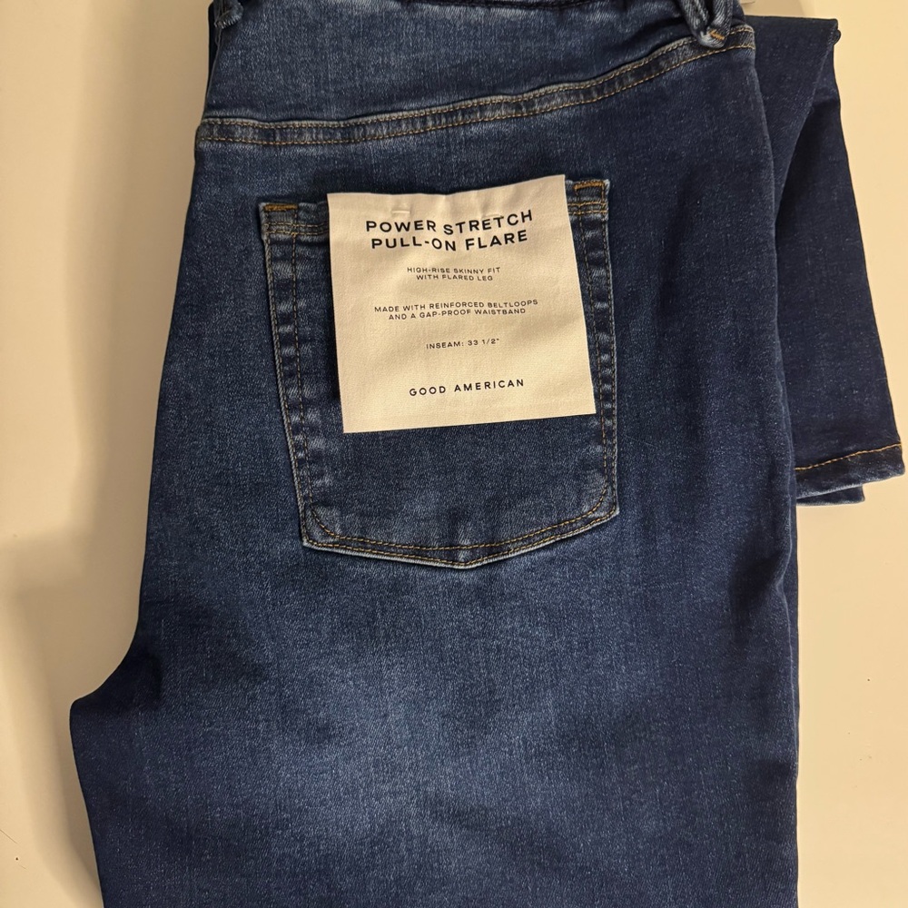 Good American Power Stretch Pull-On Jeans